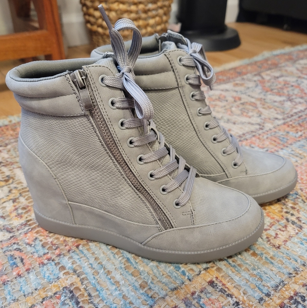 JustFab The Cool Girl Wedge Sneaker